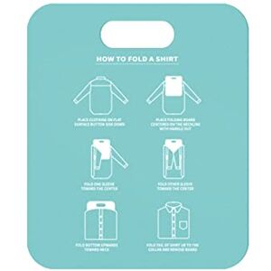 Plumdrop Clothes Folding Board T-Shirts Dress Folder Practical Storage Artifact Supplies for T-shirt Pants Sweater Foldable