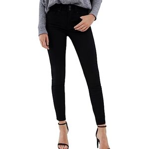 Salsa Push in Secret Skinny True Black Jeans