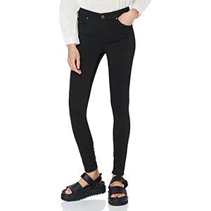 Vero Moda Women's Vmlux Nw Super Slim Ba037 Noos Jeans, Black, L / 32L