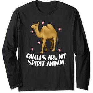 Camels Are My Spirit Animal Funny Gift. Camels Are My Spirit Animal Dromedary Camels Animal Lovers Long Sleeve T-Shirt