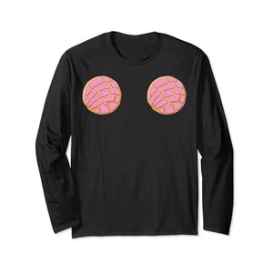 Novelty Mexican Sweetened Breads Pan Mother Women Funny Conchas Bra Crispy Rolls Graphic Women Mexico Wife Long Sleeve T-Shirt