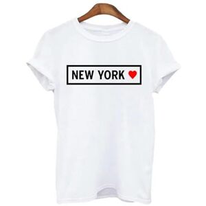 XYMJT T Shirts For Women Womens Shirts Summer Simple White T-shirt For Lady Top Tee Hipster-36529-m