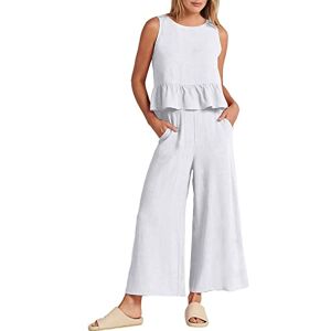 Willbest Fadc71 Linen Sets For Women two piece sweater sets for women scoop neck business casual dress high waist slouchy women two piece sweatsuit sets top t shirt biker legging shorts set sweat set for women summer tops for women