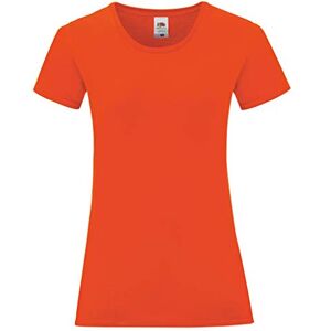 Fruit of the Loom Women's T-Shirt, Orange, XS