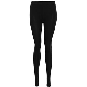 66FD New Womens Ladies Plain Strechy Viscose Full Length Legging Plus Size 8 to 26 (Black, XL UK 16-18)