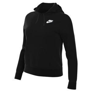 Nike DQ5793-010 W NSW CLUB FLC STD PO HDY Sweatshirt Women's Black/White Size XS