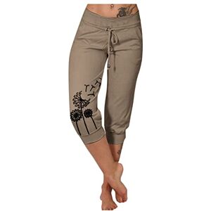 Cargo Trousers Women, Summer Trousers for Women UK, Women's Trousers, Ladies Tracksuit Bottoms, Plus Size Jeggings, Women's Bermuda Shorts, Women's Running Capris, Jeggings Trousers(5XL,Ac-Khaki)