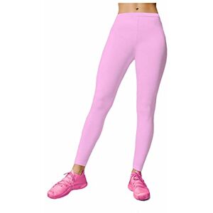 Brezza Ladies Stretch Long Leggings Womens Plus Size 8-26. Baby Pink