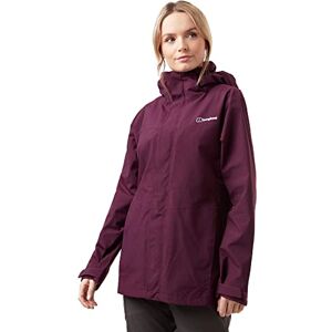 Berghaus Women's Maitland GORE-TEX IA Waterproof Jacket with 2 Zipped Hand Pockets, Women's Rain Coat, Outdoors, Trekking, Hiking and Walking Clothing, Purple, 14