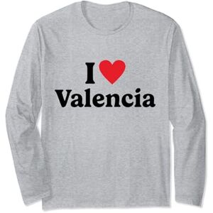 I Love Travel I love Valencia Long Sleeve T-Shirt