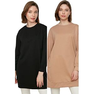 Trendyol Women Modest Regular Basic Crew neck Knit Modest Sweatshirts