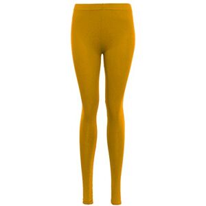 66FD New Womens Ladies Plain Strechy Viscose Full Length Legging Plus Size 8 to 26 (Mustard, XXL UK 20-22)