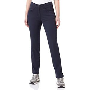 Leineweber Raphaela by Brax Women's Laura New Garment Dyed Cotton Satin Jeans, Navy, 42K