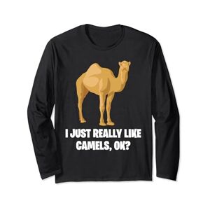 Funny Camel Kids, Camel Mens, Camel Women I Just Really Like Camels OK, Funny Camel, Camel Loves Long Sleeve T-Shirt