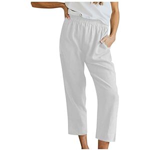 Connon Black Summer Trousers Women's Corduroy Pants Smart Work Trousers Women's Drawstring Linen Trousers Womens Side Stripe Trousers Wide Legged Shorts Three Quarter Length Trousers Ladies Khaki