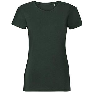 Russell Womens/Ladies Authentic Pure Organic Tee (XL) (Bottle Green)