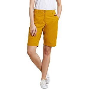 Mountain Warehouse Coast Stretch Womens Shorts - Lightweight Ladies Shorts, Durable Shorts, 4 Way Stretch Short Pants, Easy Care Ladies Trousers - for Travelling Mustard 8