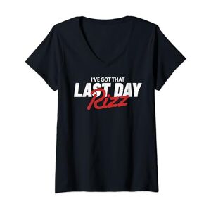 Summer Last Day Of School & Co. Womens I've Got That Last Day Rizz Summer School Out V-Neck T-Shirt