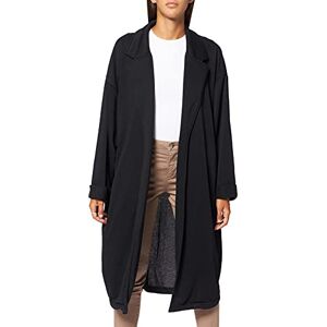 Urban Classics Women's Ladies Modal Terry Oversized Coat Hooded Sweatshirt, Black, M/L