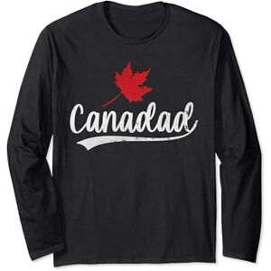 Canada Day Maple Leaf Design Outfit Canadian - Canadad Long Sleeve T-Shirt