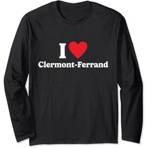 I Love European Cities I love Clermont-Ferrand Long Sleeve T-Shirt