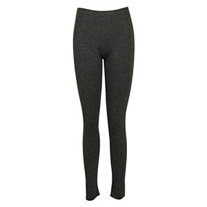 Fairy Trends Ltd TrendyFashion Plus Size Plain Stretchy Viscose Leggings UK Sizes 8-26 Womens Full Length Ladies Long Leggings Pants (Dark Grey Small-Medium UK 8-10)
