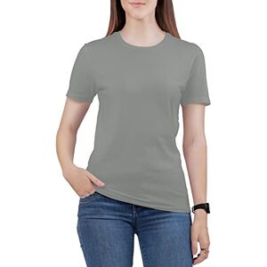 Love My Fashions Women's Round Neck Short Sleeves Plain Cotton T-Shirt