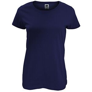 Fruit of the Loom Womens/Ladies Short Sleeve Lady-Fit Original T-Shirt (XL) (Deep Navy)