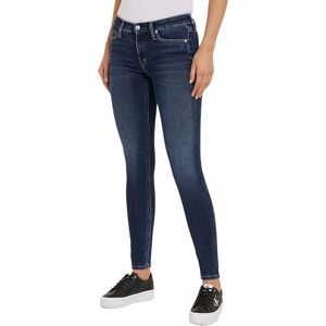 Calvin Klein Jeans Women's MID Rise Skinny J20J222445 Pants, Denim Dark, 30W / 32L