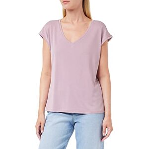 Bestseller A/s Vero Moda Women's VMFILLI SS V-Neck TEE GA NOOS Blouse, Elderberry, M