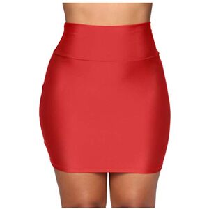 Janly Clearance Sale Womens Summer Dress, Fashion Women Stretch Tight Sexy Skirt Solid High Waist Short Slim Mini Skirts for Holiday