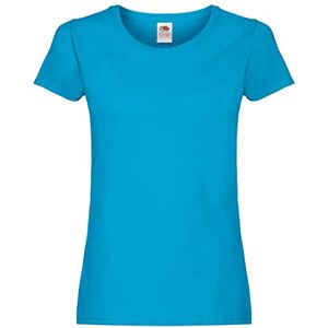 Fruit of the Loom Women's Original T. T-Shirt, Azure, 14 (Manufacturer Size:Large)