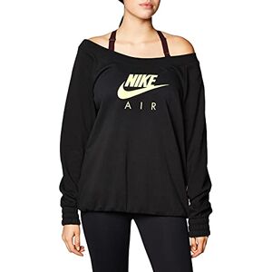 Nike Air Women's Oversized Top CU5426-011 Black/Volt - - S