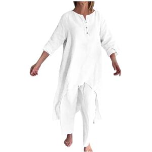 Ladies Pyjama Sets 240417 Xp499 FunAloe Tracksuits Womens Loungewear Sets Button Summer Solid Color Travel Outfit Women Crewneck Leisure Suits For Women Uk Long Sleeve Womens Co Ord Sets Gym Sets For Women 2 Piece Outfits Women