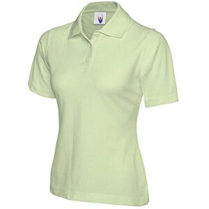 Plain Ladies Classic Poloshirt Olympic Workwear Casual Uniform Party Wear Multi-Colours Unisex Adults Gift Polo Top (Lime, M, m)