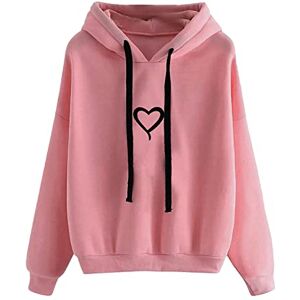 RLEHJN Women's Hoodies UK Sale Clearance Autumn/Winter Hooded Sweatshirt Long Sleeve Shirts Solid Color Hoodies with Drawstring Ladies Basic Casual Tops Comfortable Warm Pullover Loose Fit Outwear