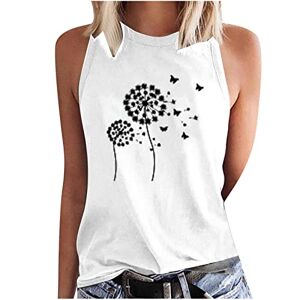 Haolei Halter Vest Tops for Women UK Clearance Halter Neck Summer Tops Sleeveless Feather Printed Tank Tops Elegant Cami Shirt Casual Basic T Shirts Tee Blouses Tunics Camisoles Tank Top
