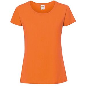 Fruit of The Loom Womens/Ladies Fit Ringspun Premium Tshirt (S UK, Orange)