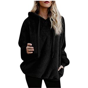 LHHH Ldaies Long-Sleeved Warm Fluffy Hoodie,Fashion Laides Velvet Warm Long Sleeve Flannel Plush Zipper Turtleneck Pockets Tops Christmas Xmas Teddy Sweater Blouse