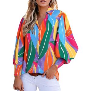 Skang Clearance Sale Black Friday Prime Promotions Women's 2042 Summer Collared V Neck Chiffon Blouse Business Tunic Petal Short Sleeve Shirt Dressy Work Tops Shirts Women Tops and Blouses