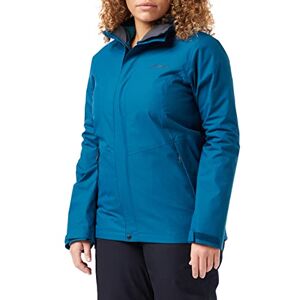 Berghaus Women's Nalleru Gemini 3-in-1 Waterproof Jacket, Durable, Breathable Rain Coat, Blue Opal/Seaport, 10