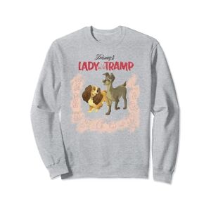 Disney Lady And The Tramp Vintage Cover Sweatshirt