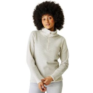 Regatta Womens Solenne 1/2 Zip Outdoor Fleece Pullover - Vanilla Silver - 10