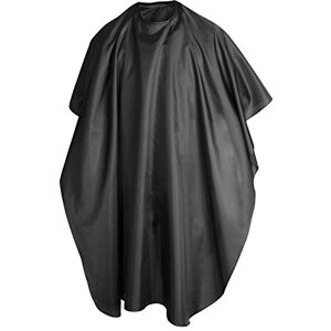 TRIXES Hairdressing Gown Barbers Cape - Black Full Length Cape Waterproof Unisex Professional Barbers/Hairdressers Gown for Hair Styling, Cuts and Colours