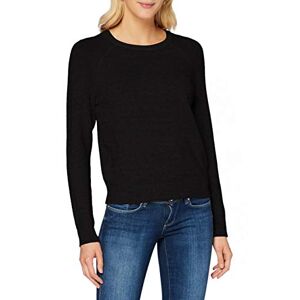 Only Nos ONLY Women's Onllesly Kings L/S Pullover Knt Noos Sweater, Black (Black Black), M UK