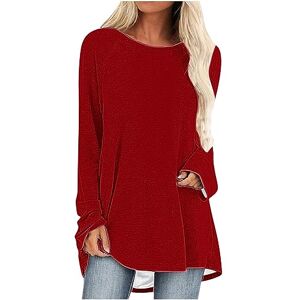 Thank You Cards My Orders Women Tunic Tops UK Flare Long Sleeve Solid Color V Neck Swing Dressy Casual Tshirts for Leggings Oversized Loose Fit Elegant Blouse Valentines Day January Sales Valentines Gifts for Her