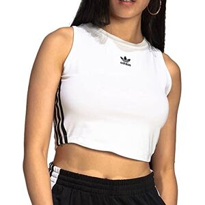 adidas Women's Crop T-Shirt White H38734, white, 16 (XL)