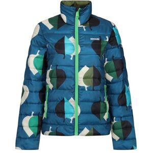 Regatta Womens Orla Printed Baffled/Quilted Jackets, Elm Leaves Teal, 18 UK