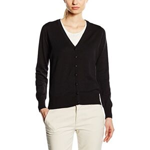 Premier Workwear Ladies Button Through Knitted Cardigan Black 20