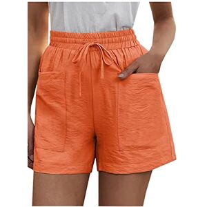 Womens Shorts 0315a12325 High Waisted Shorts Plus Size Casual Compression Shorts For Women Cotton Linen Flowy Shorts Loose Wide Leg Pants Straight Pants Down Wide-Leg Pants High Waist Pants Down And Orange Uk Shorts Sale